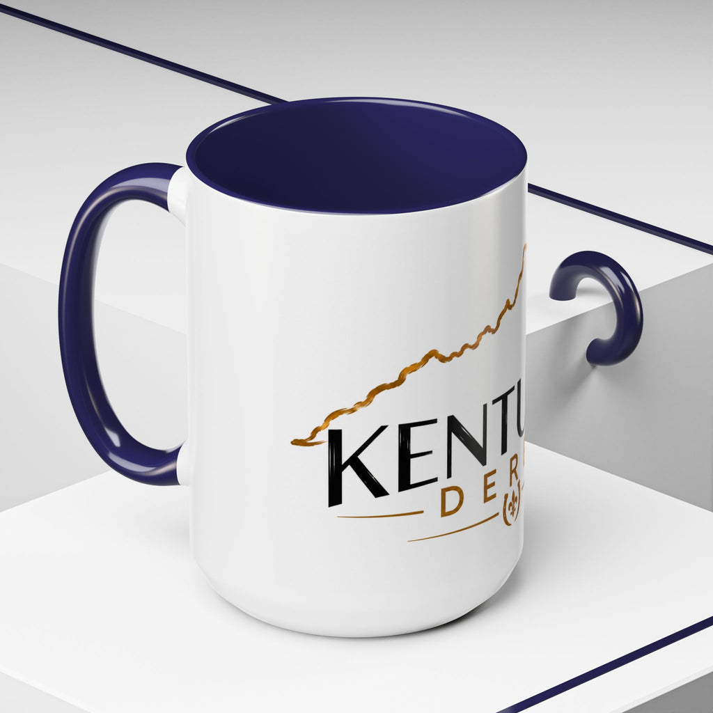 Kentucky Derby Accent Coffee Mug — 11/15oz Horse Racing Souvenir