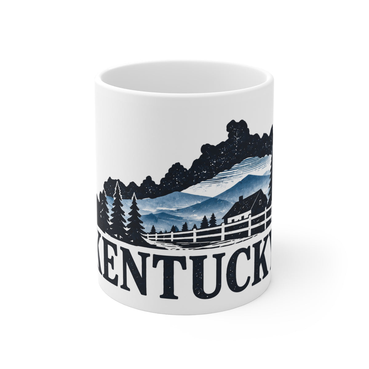 Kentucky Mountain Scenery Coffee Mug – 11oz Scenic State Pride