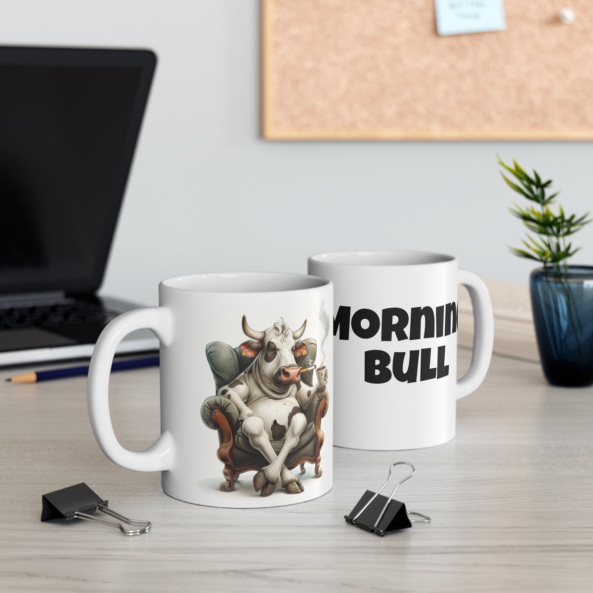Morning Bull Coffee Mug