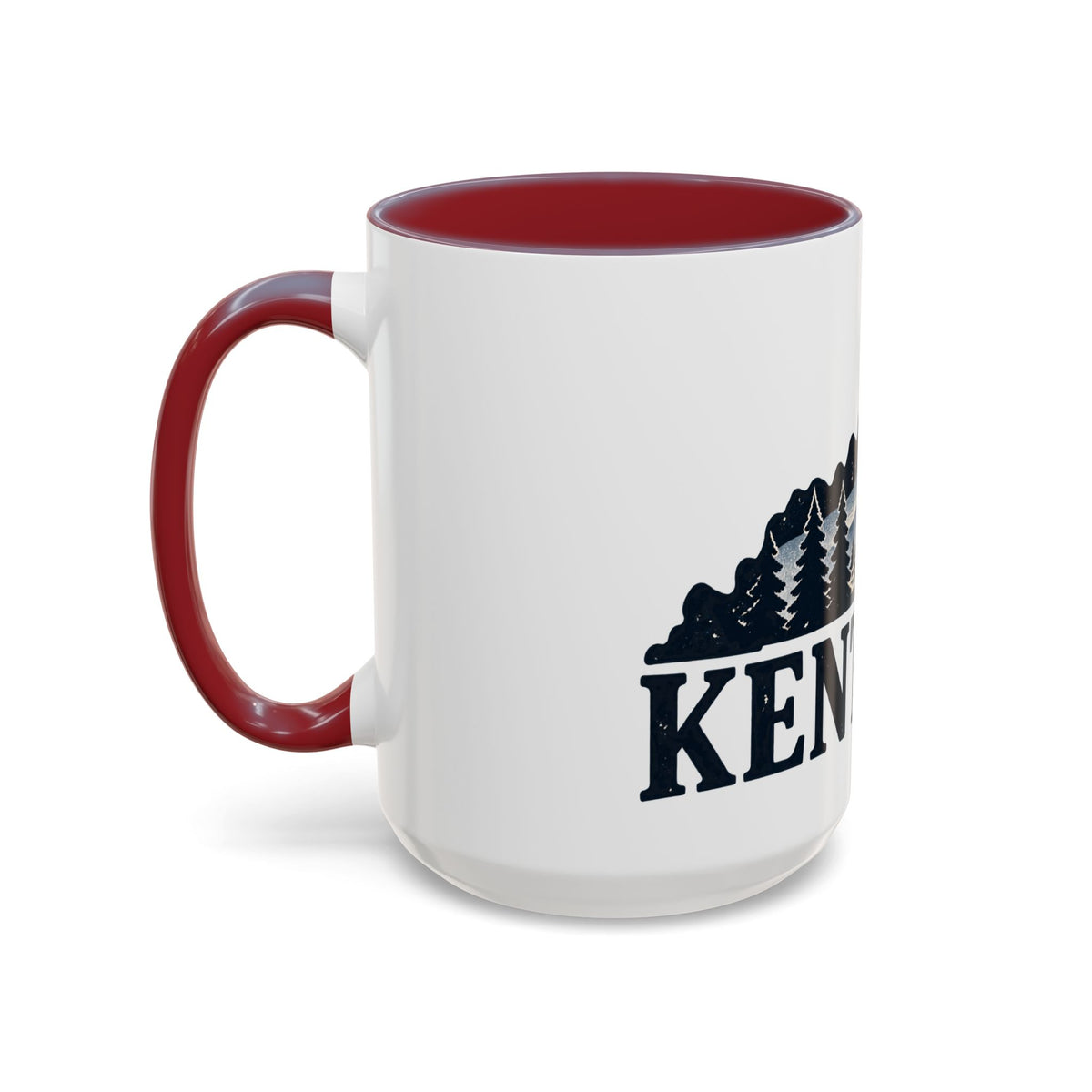 Kentucky Scenic Accent Coffee Mug — Mountain Farm Landscape Ceramic Mug (11/15oz)
