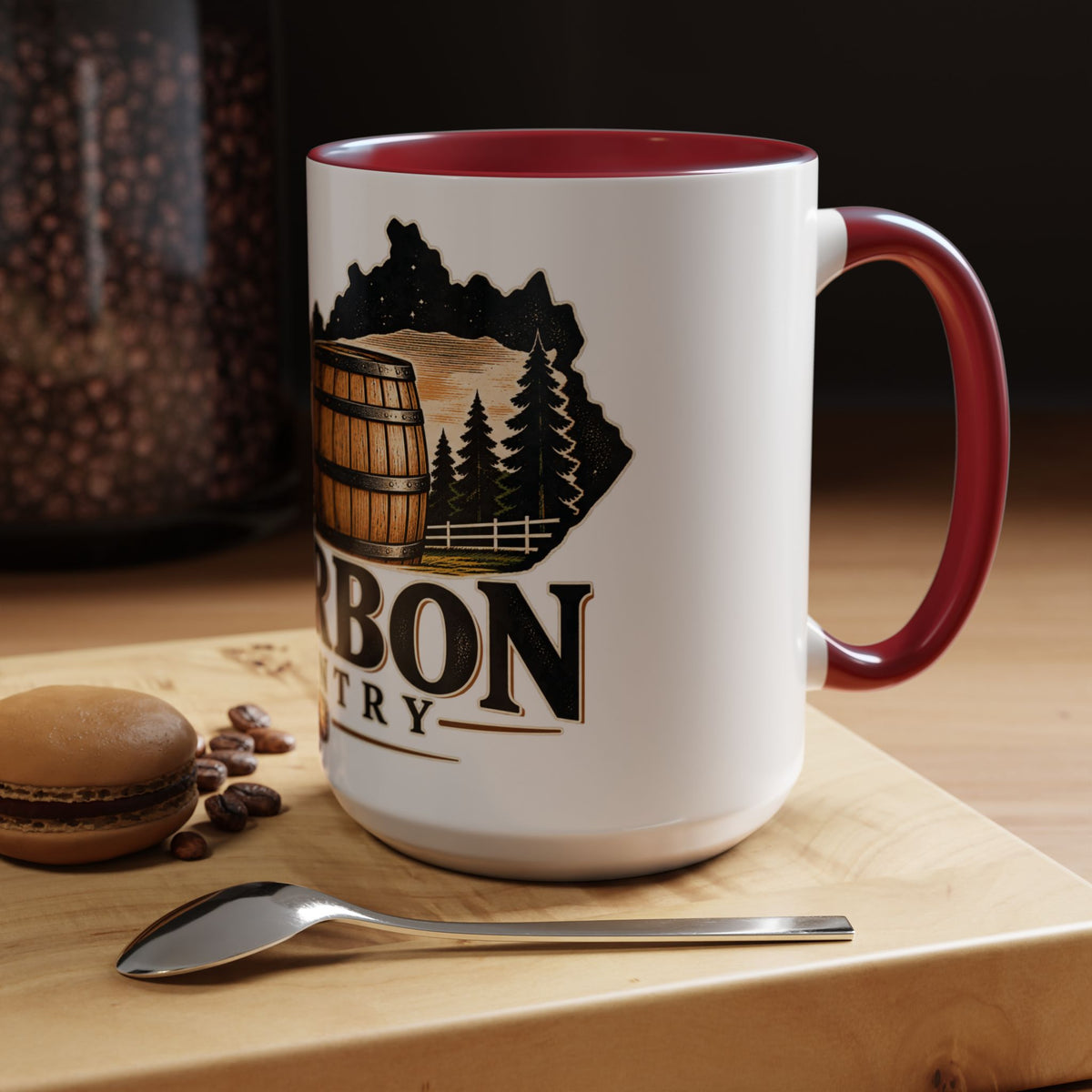 Bourbon Country Accent Coffee Mug — 11/15oz Barrel Design