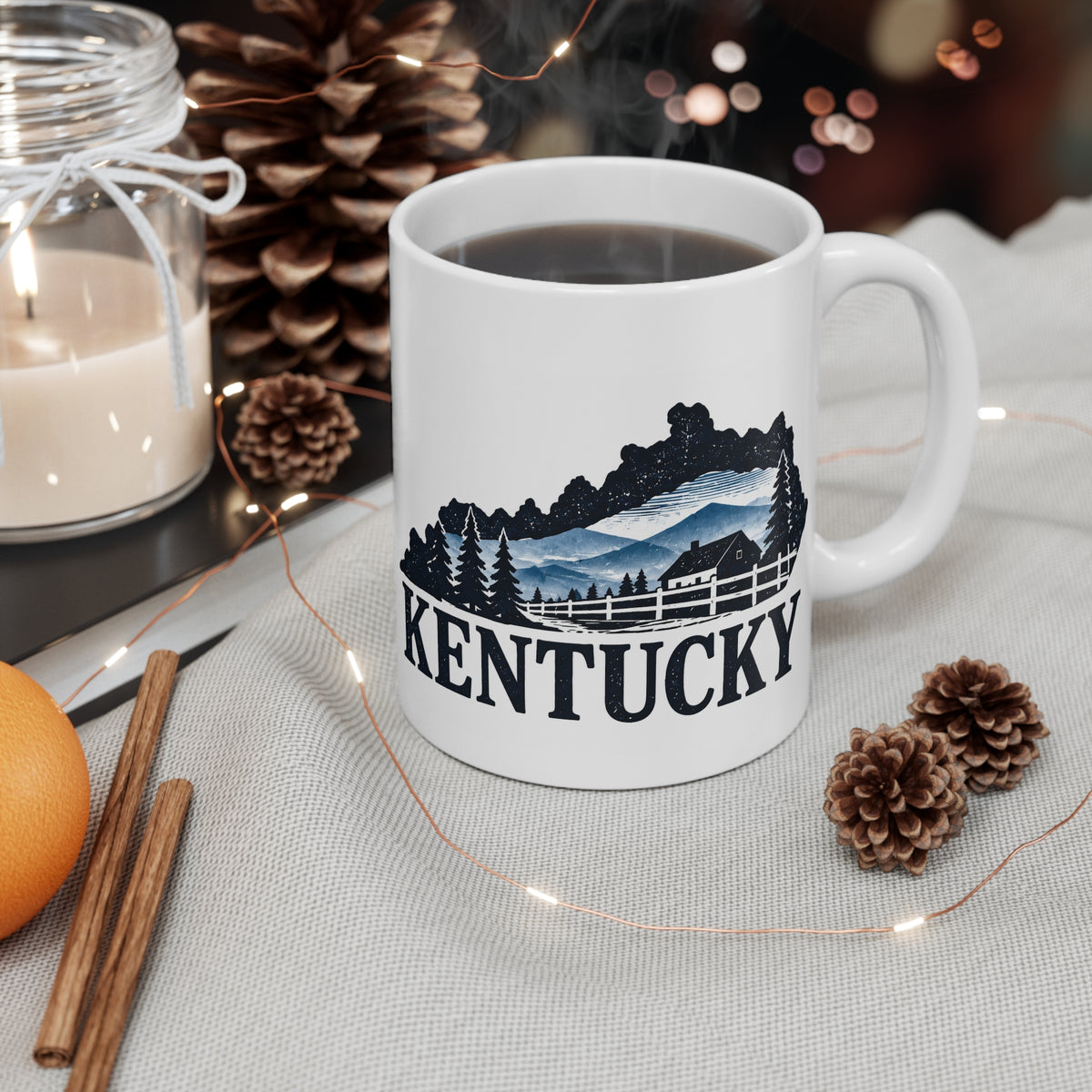 Kentucky Mountain Scenery Coffee Mug – 11oz Scenic State Pride