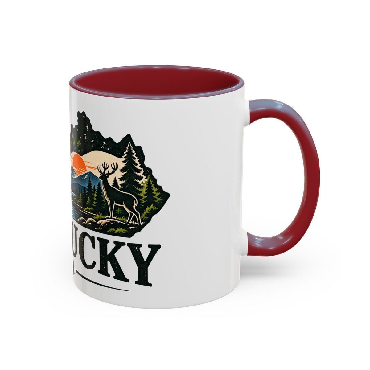 Kentucky Scenic Coffee Mug – Mountain Sunrise State Pride Accent Mug (11/15 oz)