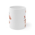 Transparent Flowers Mug, Watercolor Wildflowers Coffee Mug, Gift for her, Spring Mug