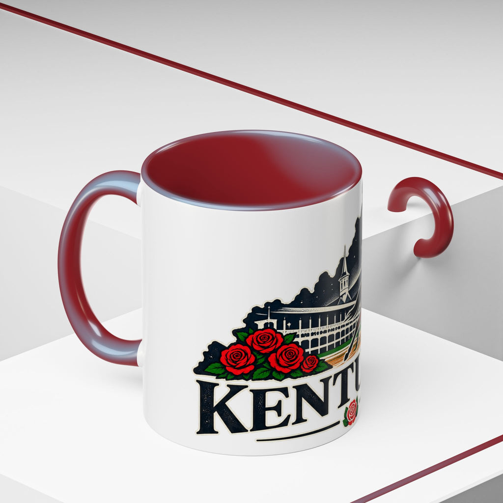 Kentucky Horse Racing Accent Coffee Mug – Derby Roses 11oz/15oz
