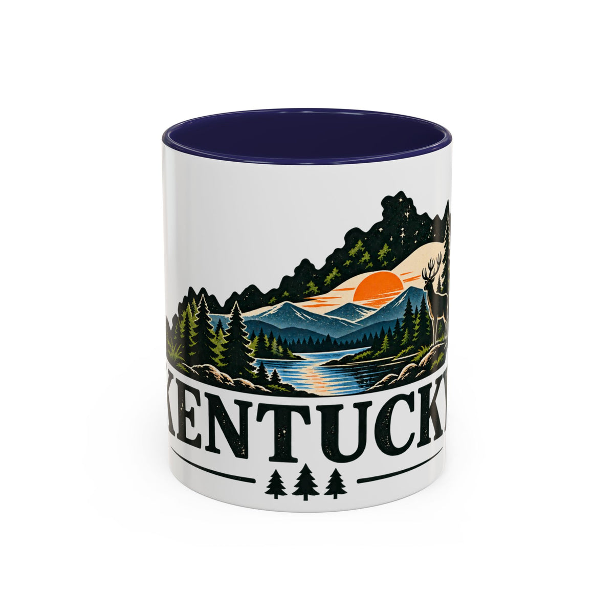 Kentucky Scenic Coffee Mug – Mountain Sunrise State Pride Accent Mug (11/15 oz)