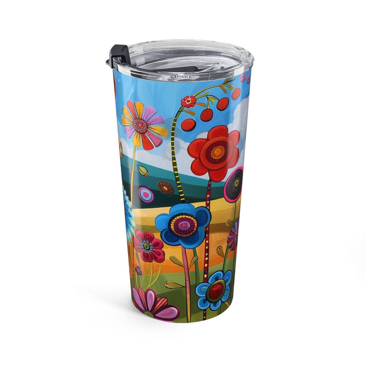 Retro Blooms Tumbler 20oz