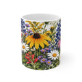 Wildflower Bouquet Mug — Colorful Meadow Floral Coffee Cup (11 oz)