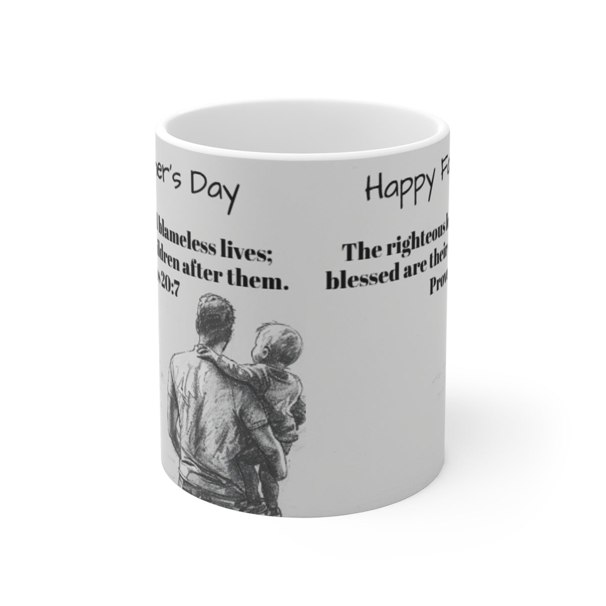 Father's Day Mug - Proverbs 20:7
