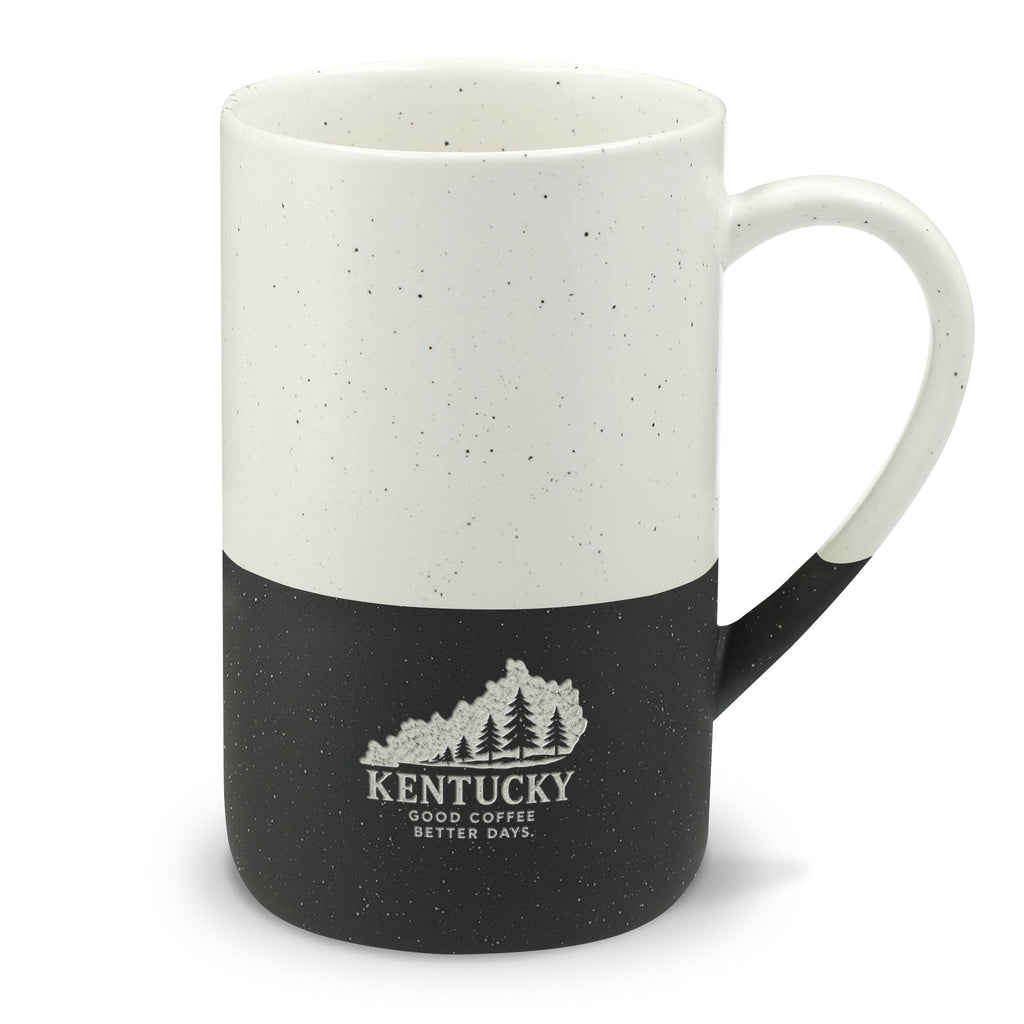 Speckled Wayland Ceramic Mug — Kentucky Forest Engraved 13oz Coffee Cup