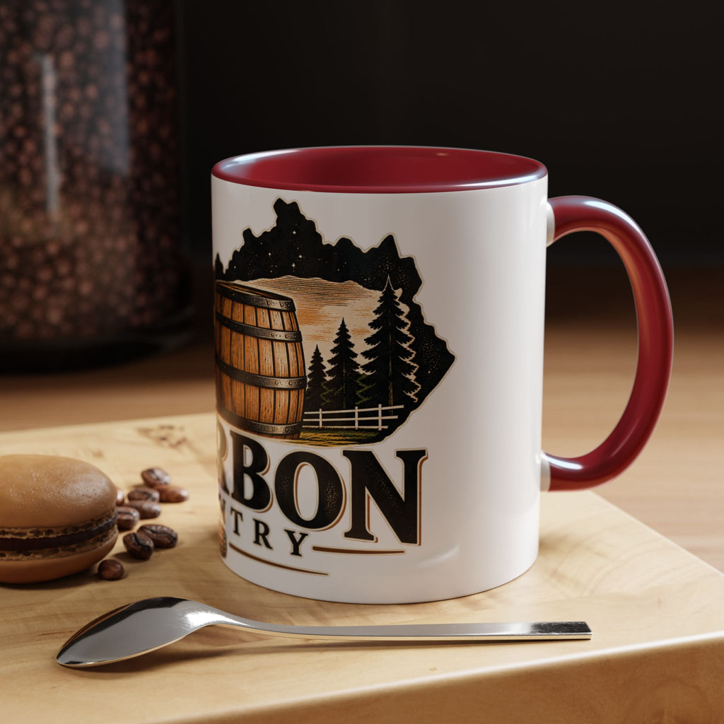 Bourbon Country Accent Coffee Mug — 11/15oz Barrel Design