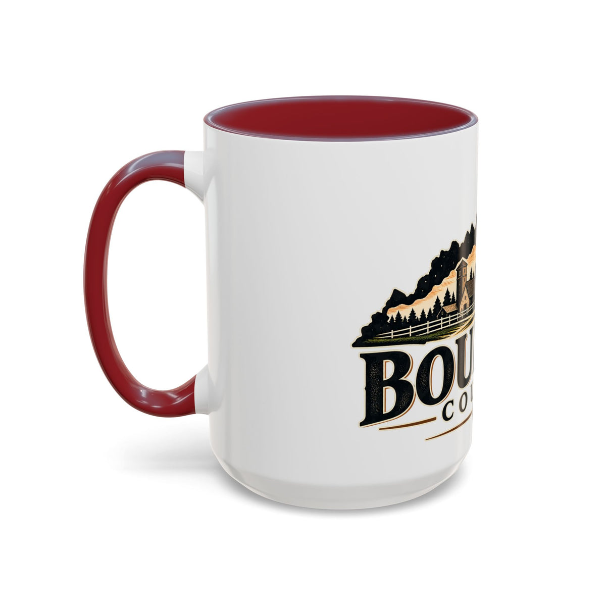 Bourbon Country Accent Coffee Mug — 11/15oz Barrel Design
