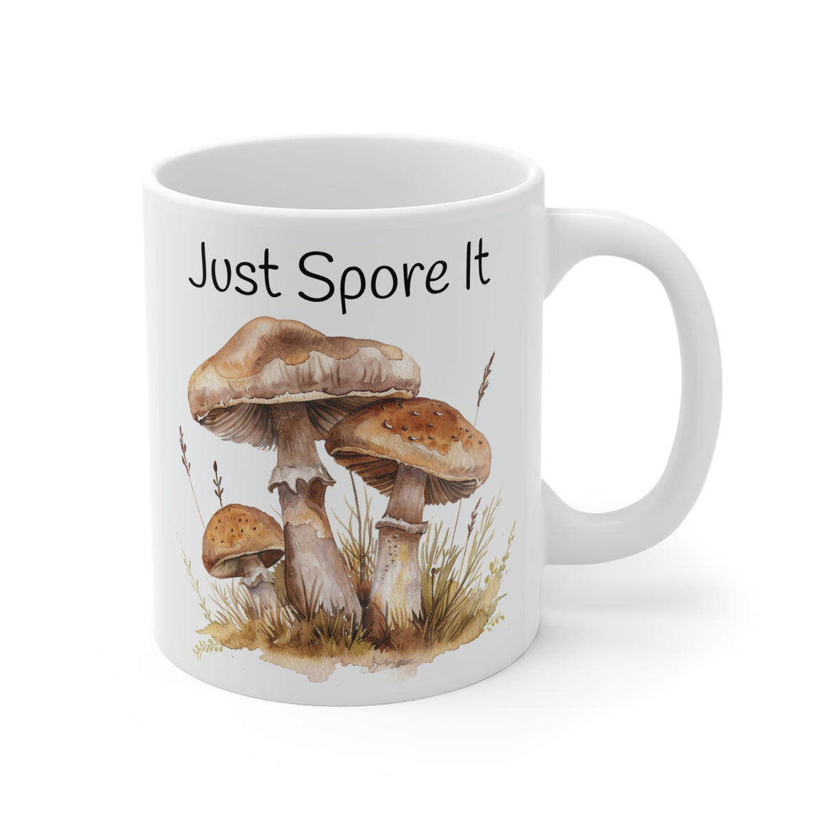 Just Spore It Mushroom Mug, Fungi Mug, Mushroom Gifts