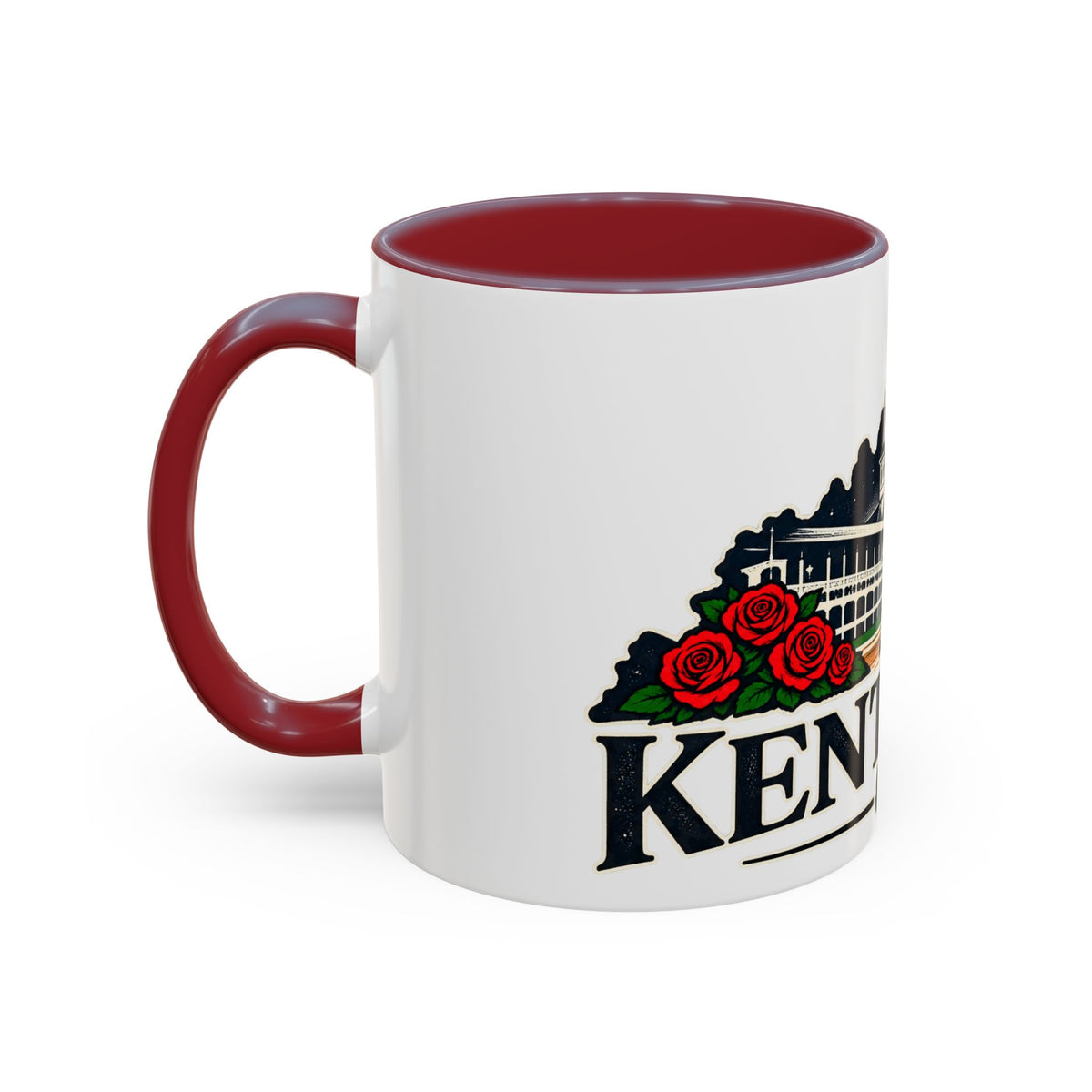 Kentucky Horse Racing Accent Coffee Mug – Derby Roses 11oz/15oz