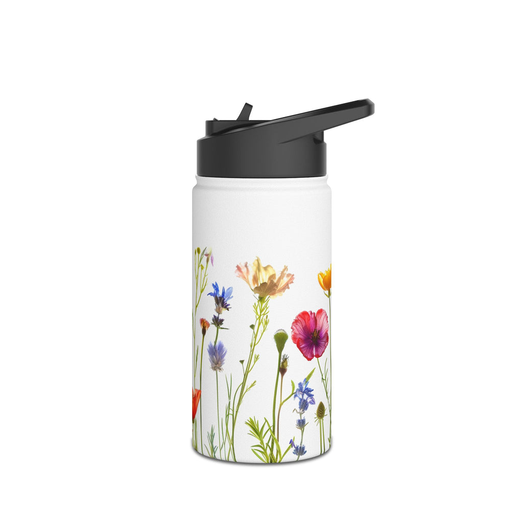 Wildflowers Stainless Steel Water Bottle, Standard Lid