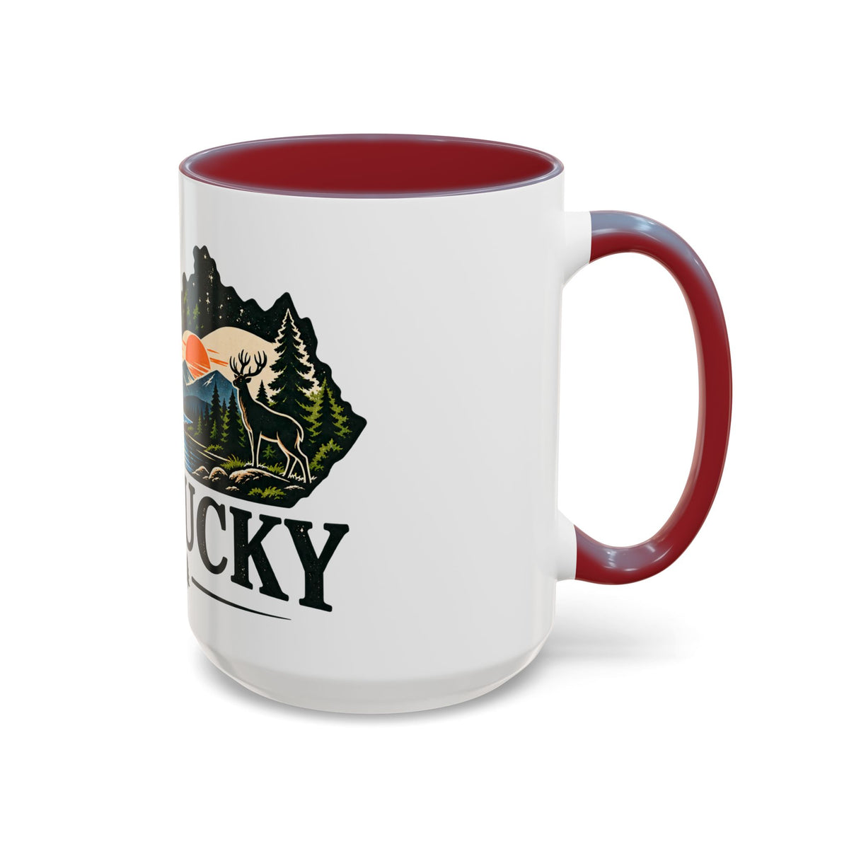 Kentucky Scenic Coffee Mug – Mountain Sunrise State Pride Accent Mug (11/15 oz)