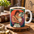 Warrior's Fantasy Mug - Rambo Fantasy - With Unicorn Playing Cards