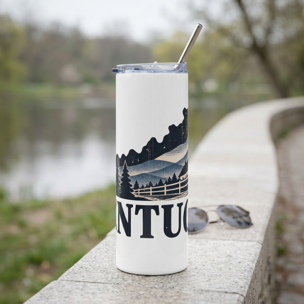 Kentucky Mountains Stainless Steel Tumbler - 20oz Travel Cup
