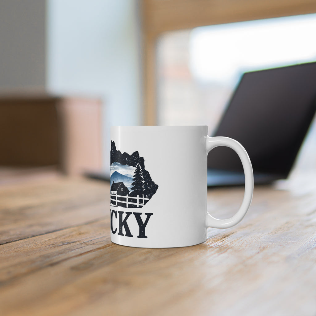 Kentucky Mountain Scenery Coffee Mug – 11oz Scenic State Pride