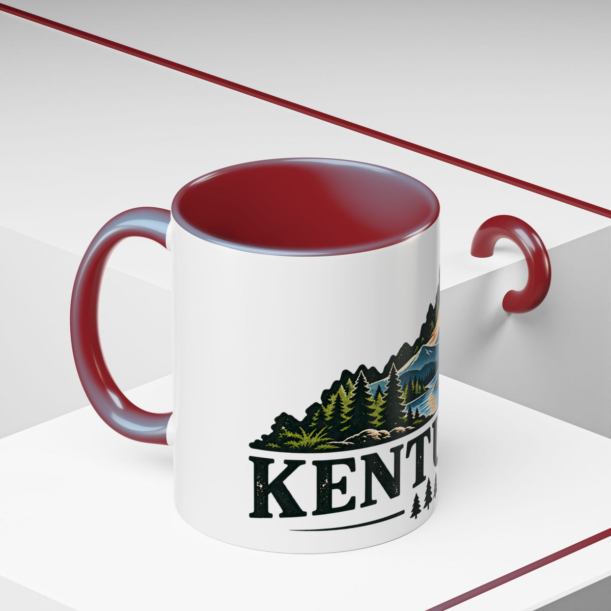 Kentucky Scenic Coffee Mug – Mountain Sunrise State Pride Accent Mug (11/15 oz)
