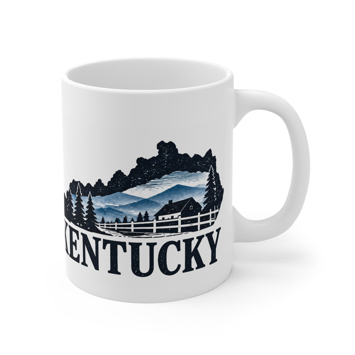 Kentucky Mountain Scenery Coffee Mug – 11oz Scenic State Pride