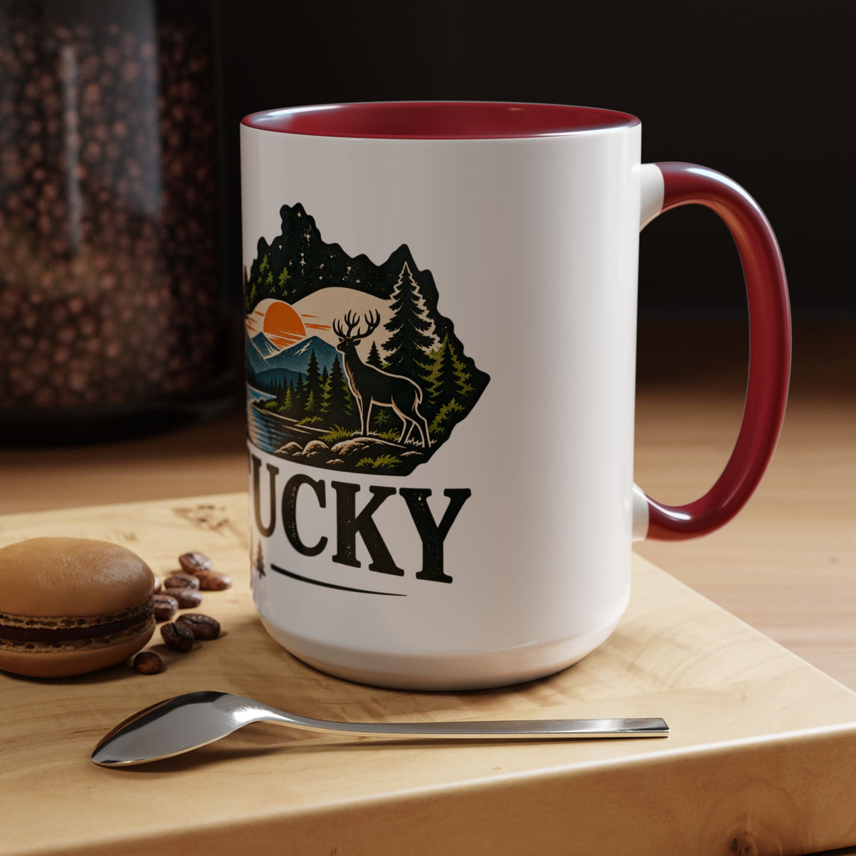 Kentucky Scenic Coffee Mug – Mountain Sunrise State Pride Accent Mug (11/15 oz)