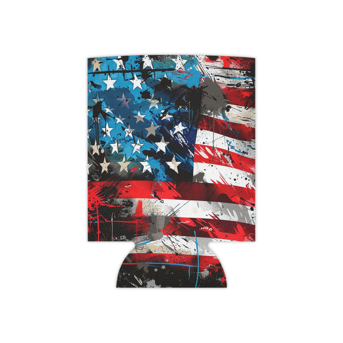 Patriotic Pride Can Cooler - Koozie - Fourth of July - 4th of July