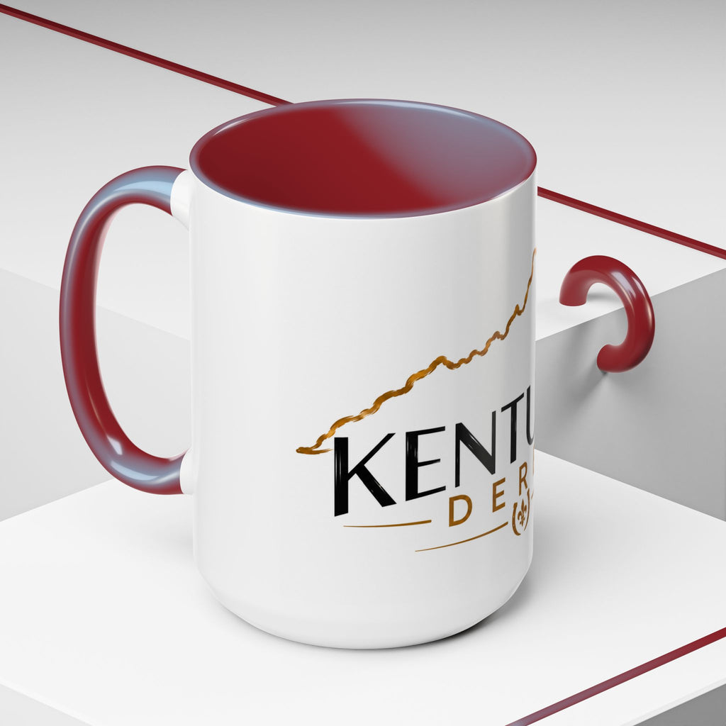 Kentucky Derby Accent Coffee Mug — 11/15oz Horse Racing Souvenir