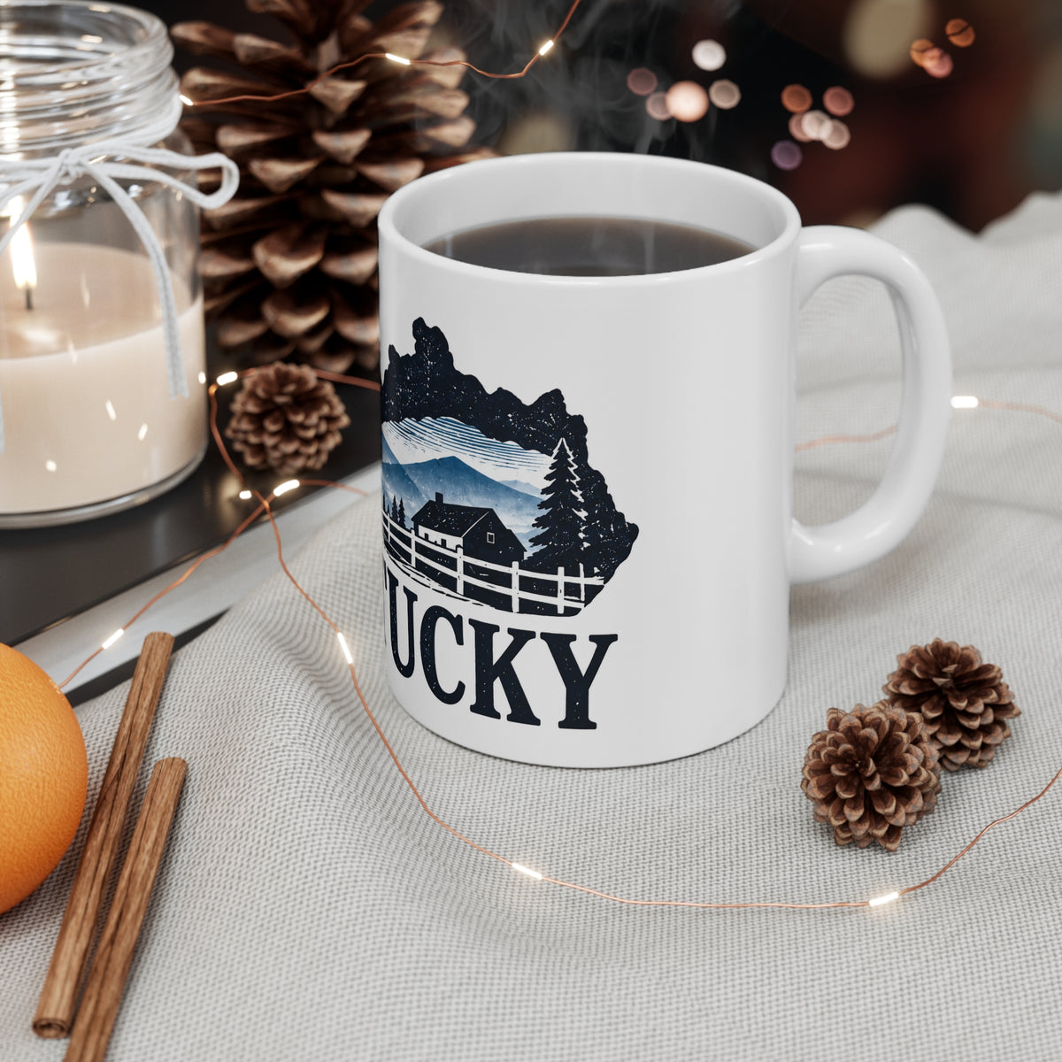 Kentucky Mountain Scenery Coffee Mug – 11oz Scenic State Pride