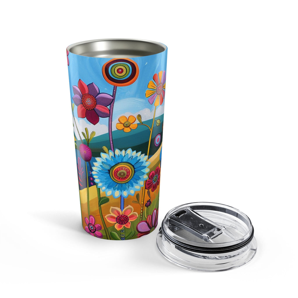 Retro Blooms Tumbler 20oz