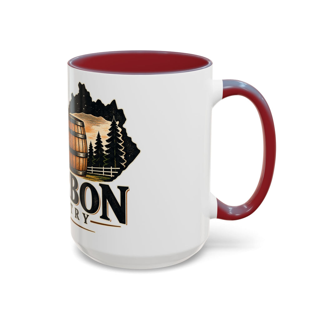 Bourbon Country Accent Coffee Mug — 11/15oz Barrel Design
