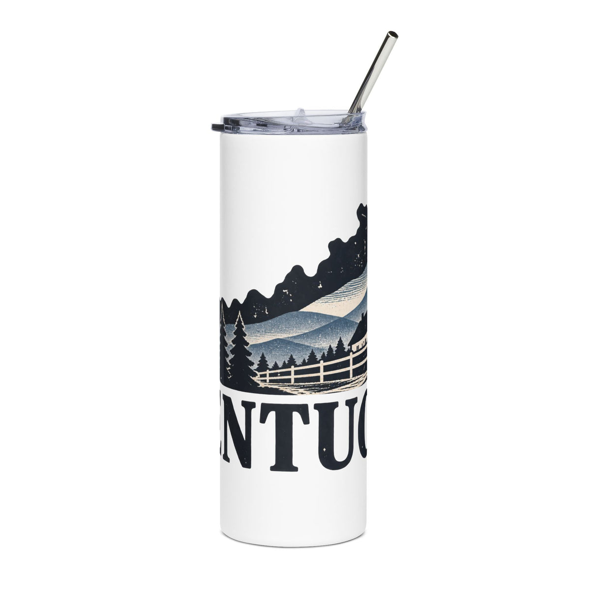 Kentucky Mountains Stainless Steel Tumbler - 20oz Travel Cup