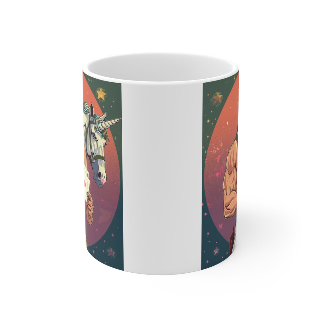 Warrior's Fantasy Mug - Rambo Fantasy - With Unicorn Playing Cards