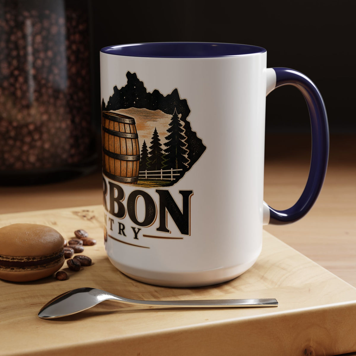 Bourbon Country Accent Coffee Mug — 11/15oz Barrel Design