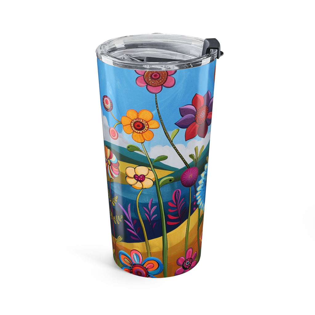 Retro Blooms Tumbler 20oz