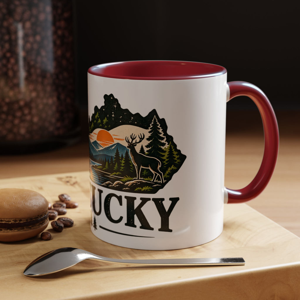 Kentucky Scenic Coffee Mug – Mountain Sunrise State Pride Accent Mug (11/15 oz)