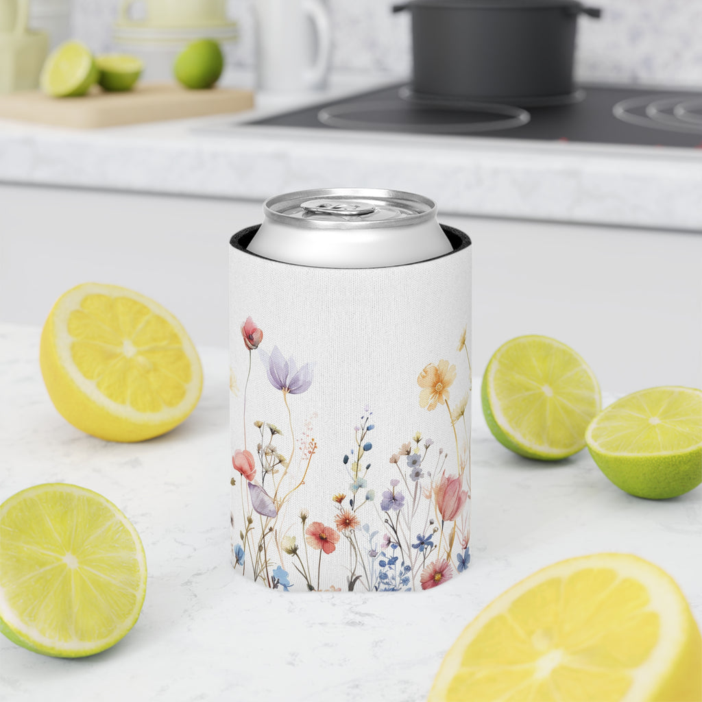 Dainty Flower Can Cooler - Koozie for Women