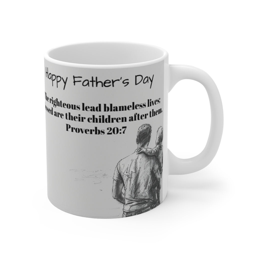 Father's Day Mug - Proverbs 20:7