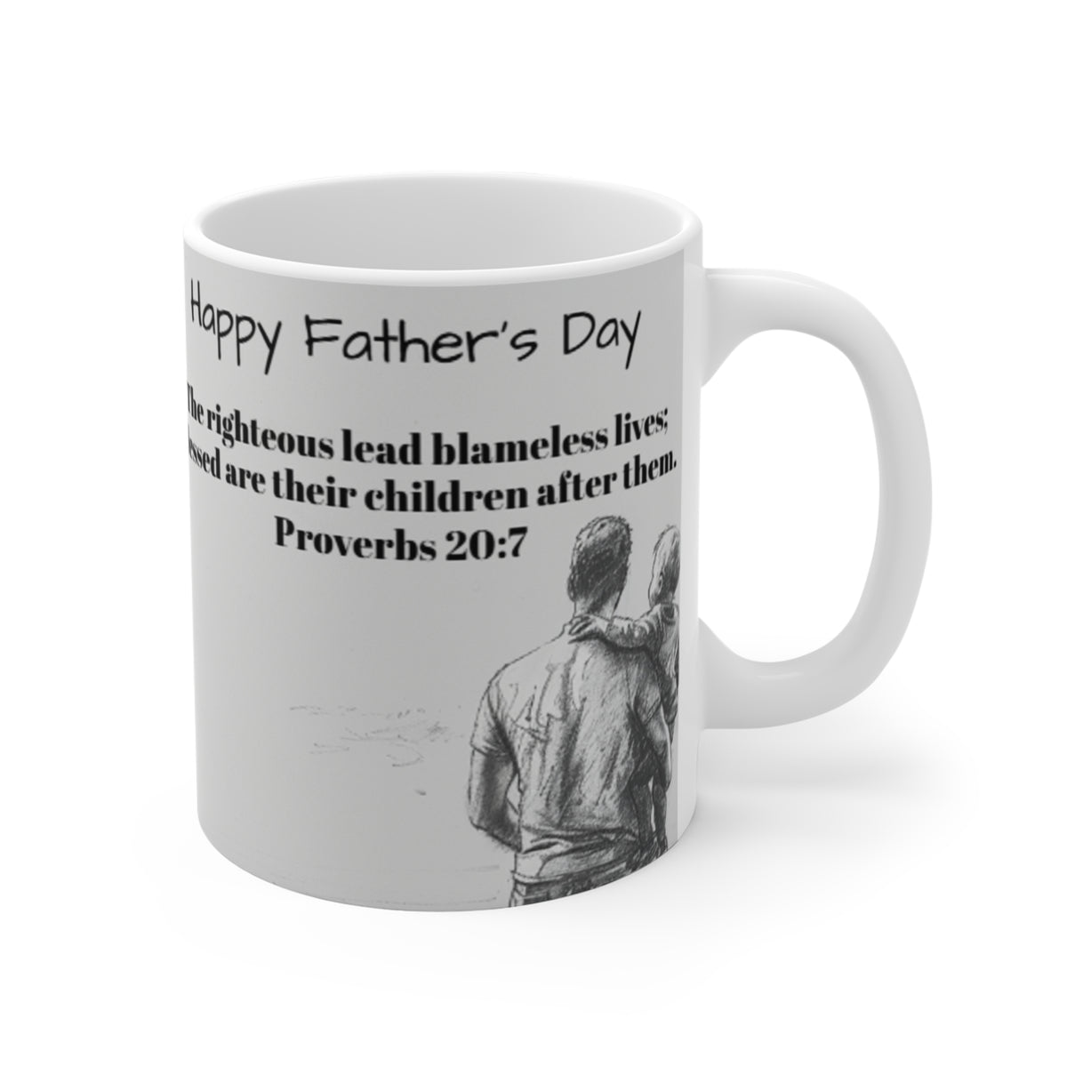 Father's Day Mug - Proverbs 20:7