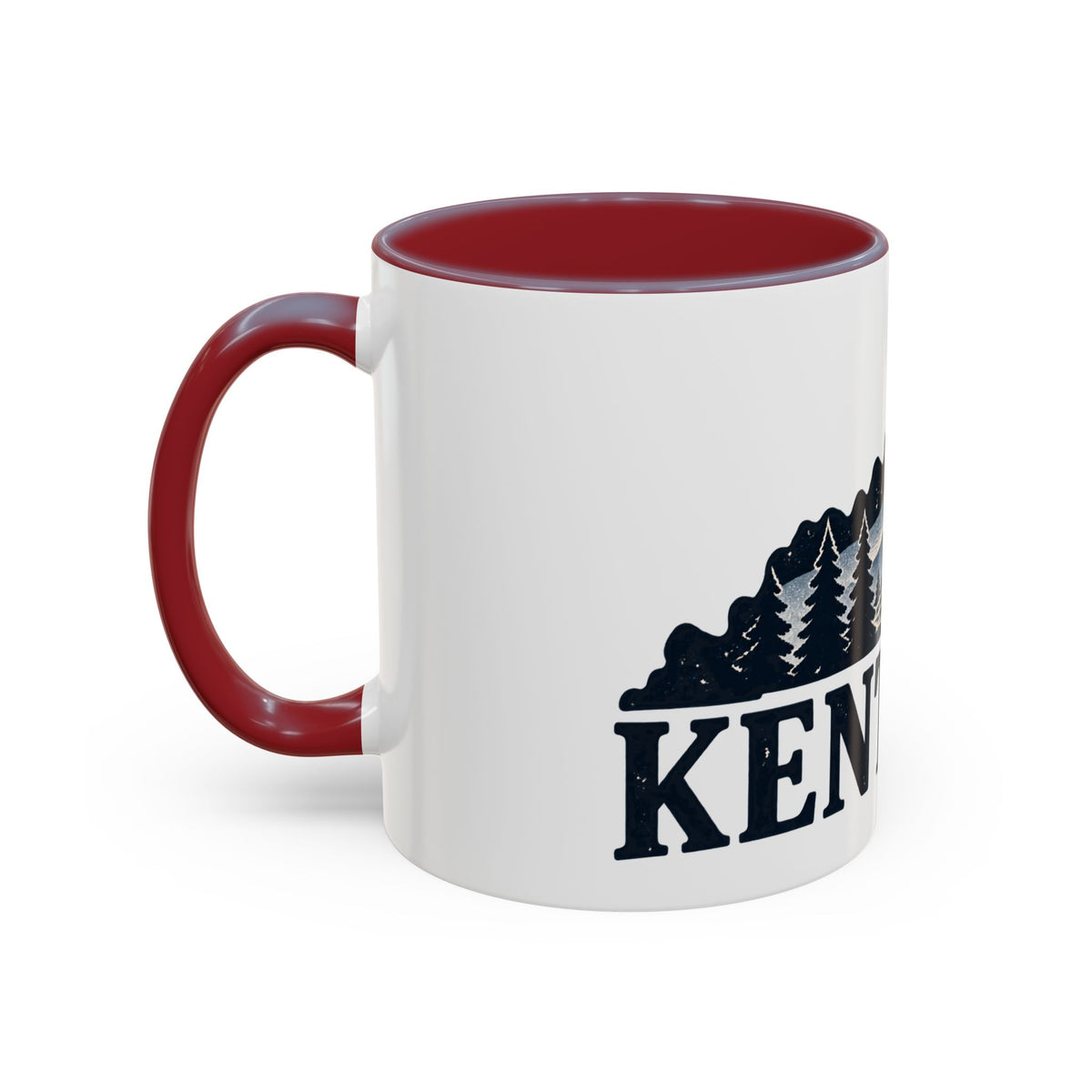 Kentucky Scenic Accent Coffee Mug — Mountain Farm Landscape Ceramic Mug (11/15oz)