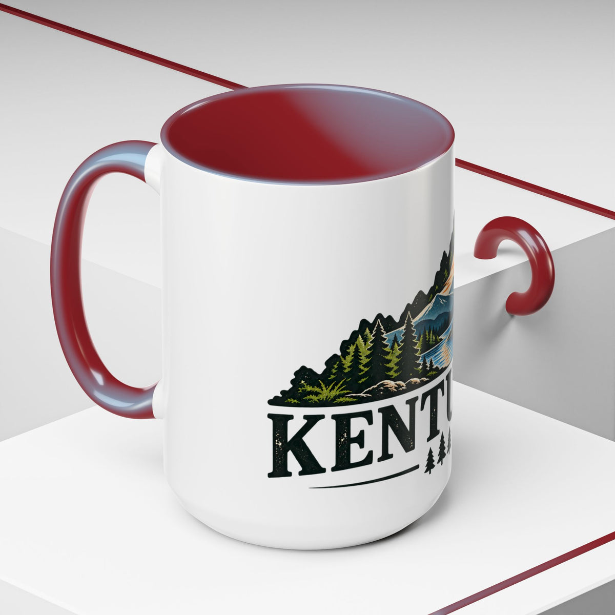 Kentucky Scenic Coffee Mug – Mountain Sunrise State Pride Accent Mug (11/15 oz)