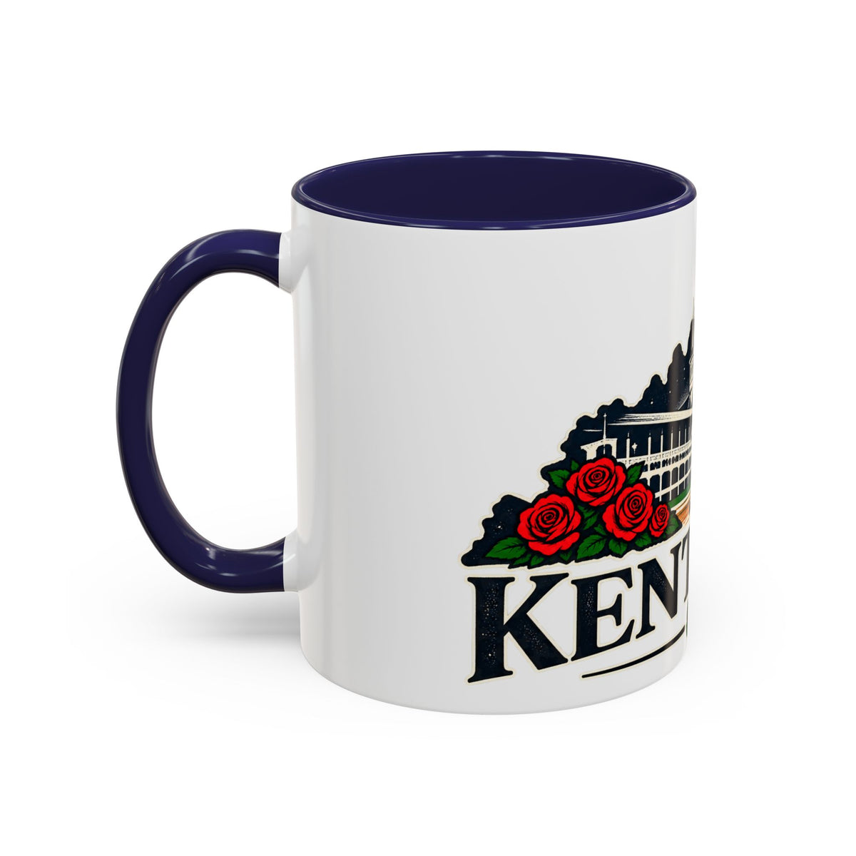 Kentucky Horse Racing Accent Coffee Mug – Derby Roses 11oz/15oz
